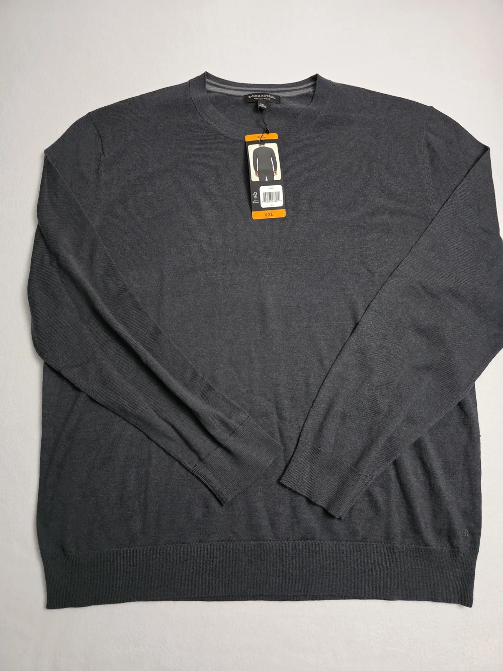 Banana Republic Men's Crewneck Sweater - Charcoal NWT